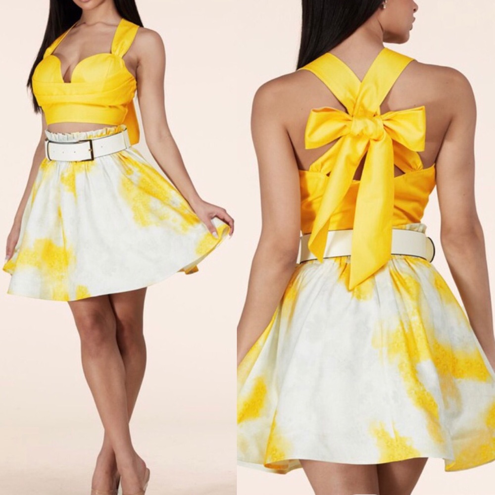 Yellow Floral Set